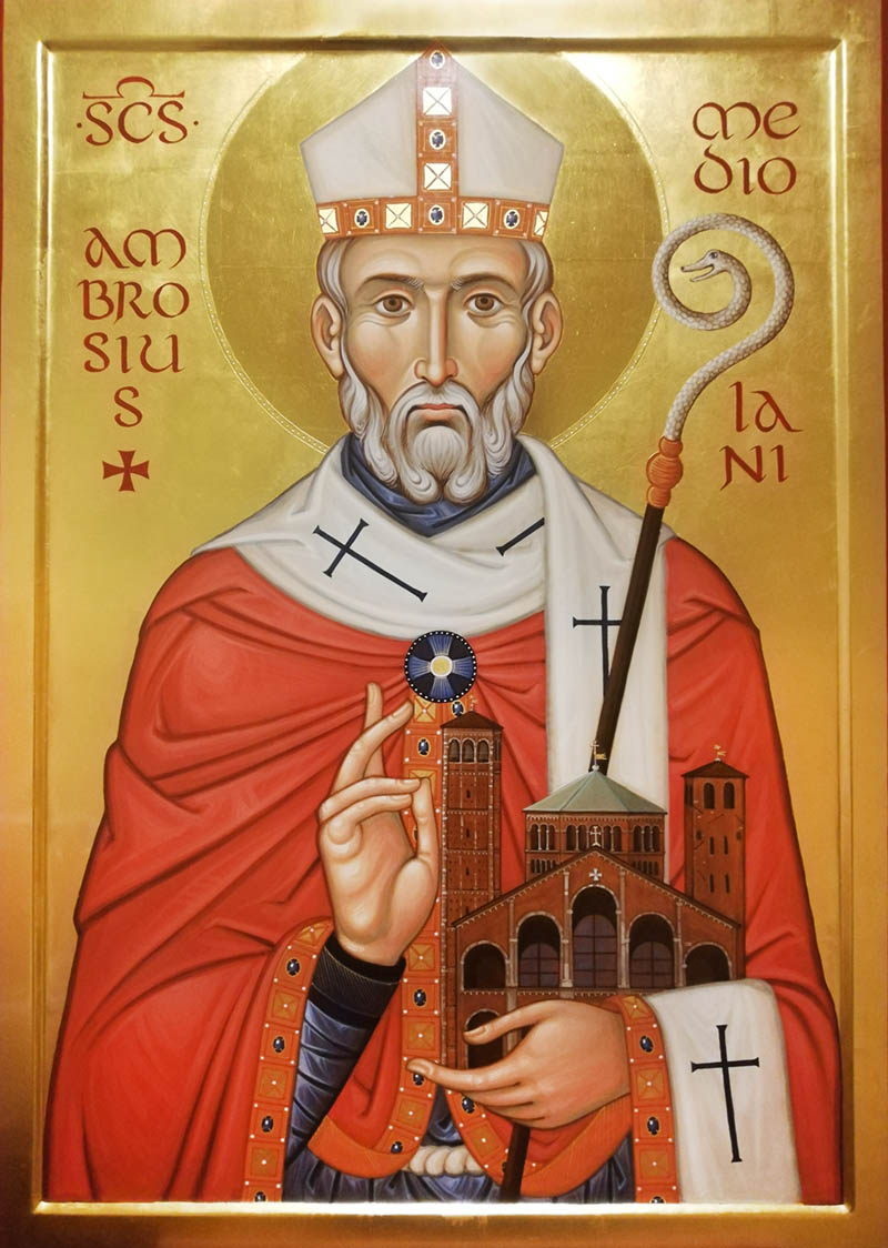 Sant'Ambrogio a Milano un'icona della Scuola