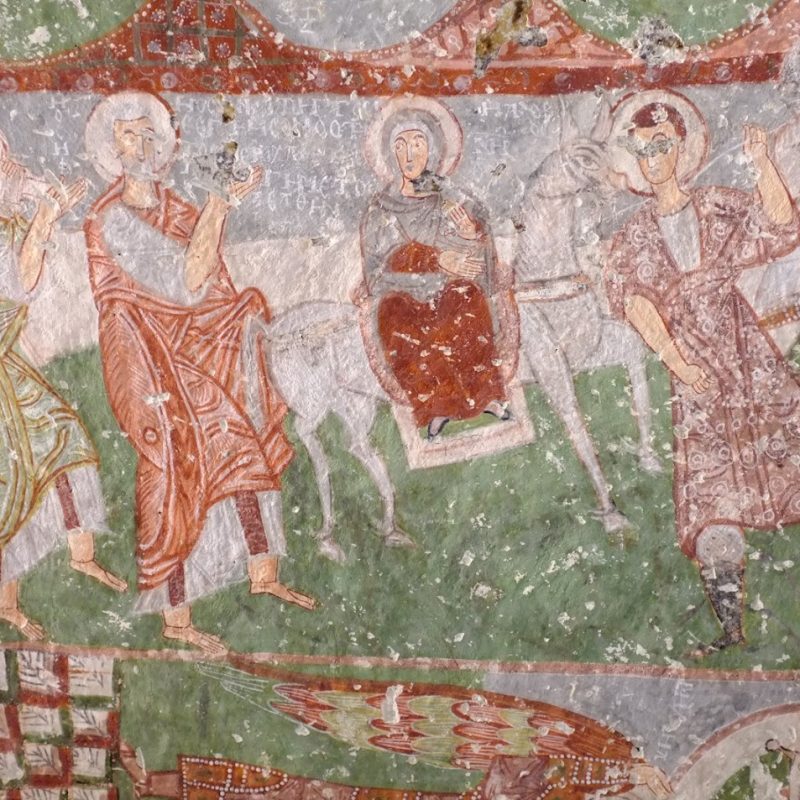 Pankarlik kilise, particolare dell'andata a Betlemme