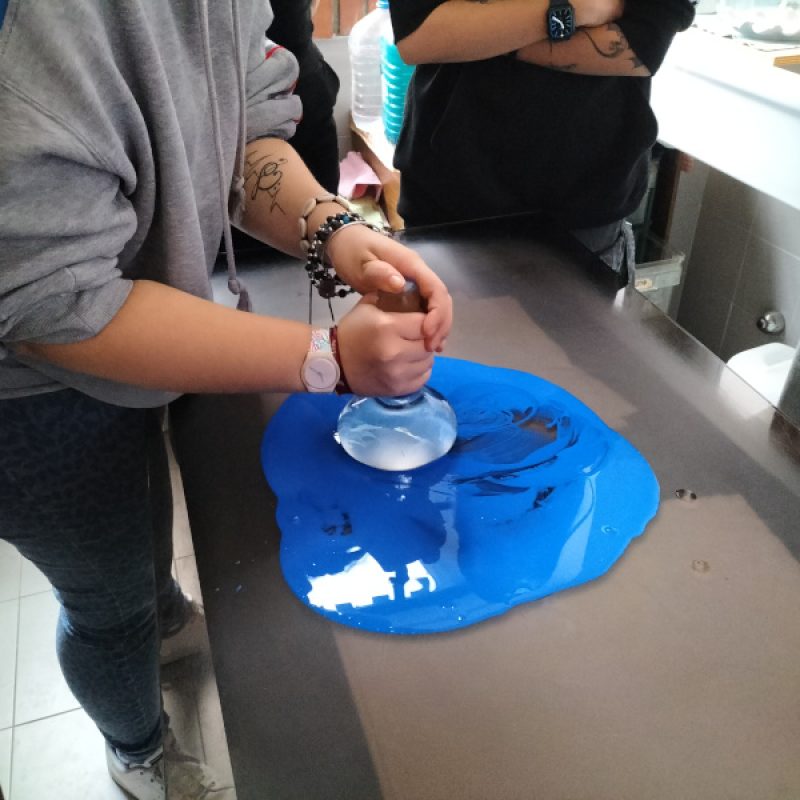 Il laboratorio sul colore.